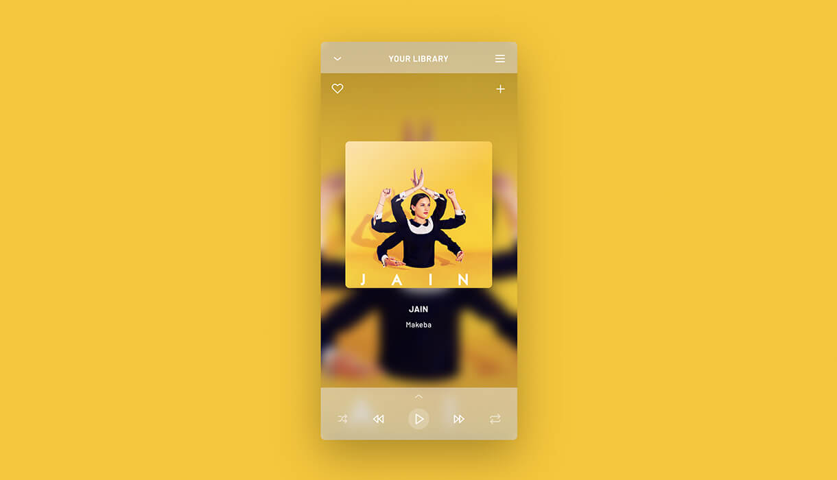 Daily UI 9 - Music Player